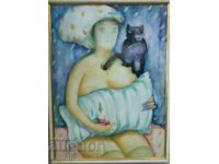 Georgi Tkachov / 1962- / Watercolor female portrait 1999