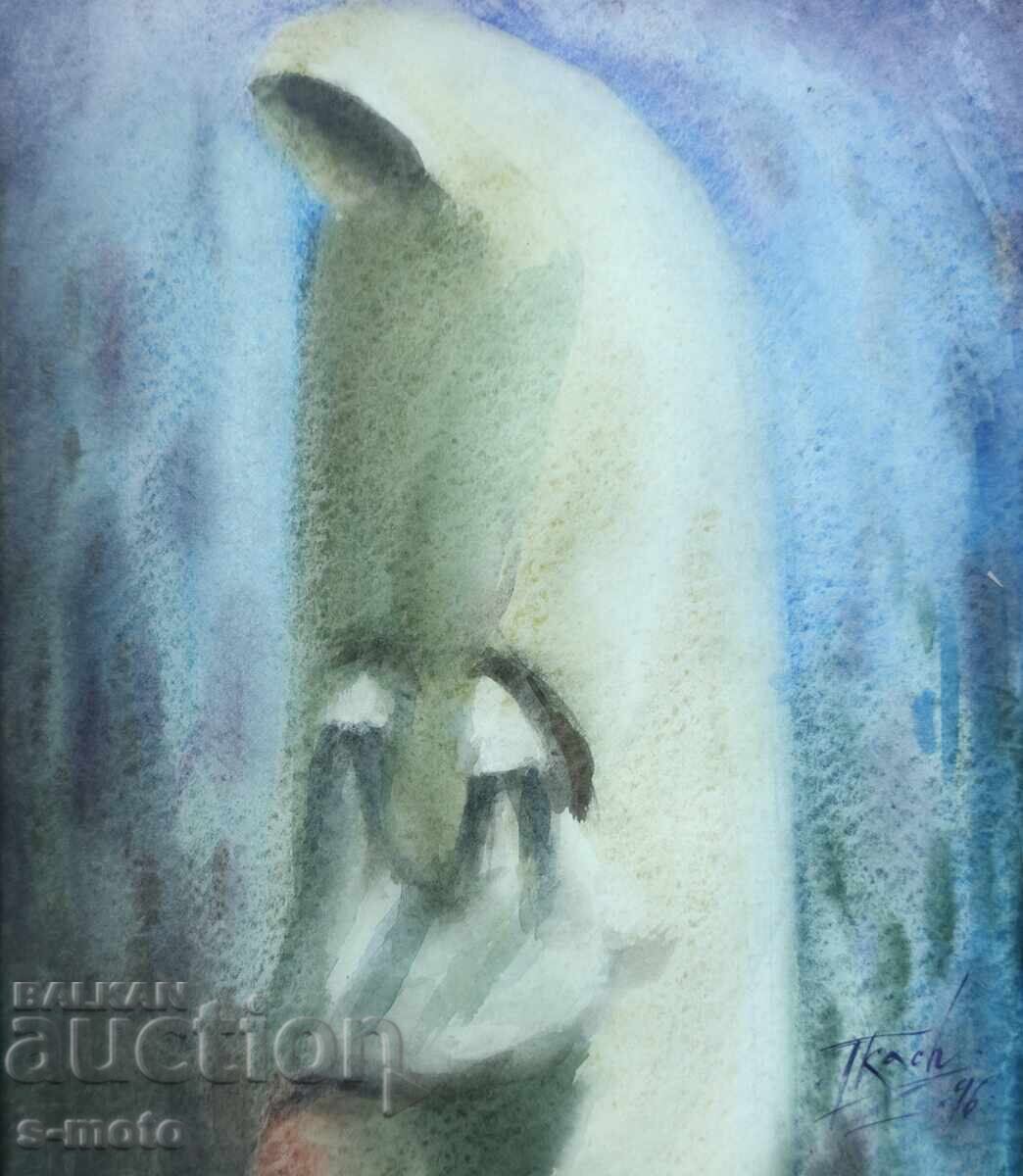 Delivery of Georgi Tkachov / 1962- / Watercolor figure portrait 1996 Delivery of Georgi Tkachov / 1962- / Watercolor figure portrait 1996