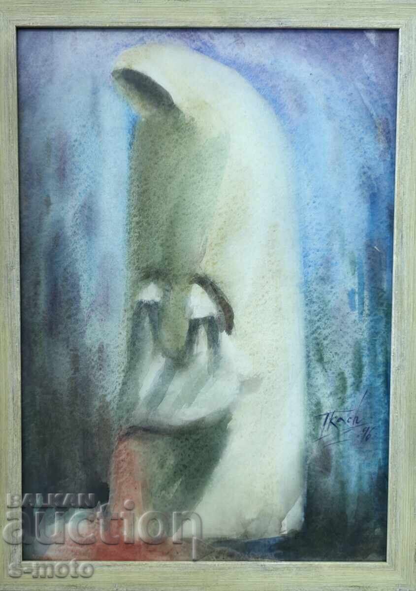 Georgi Tkachov / 1962- / Watercolor figure portrait 1996 Georgi Tkachov / 1962- / Watercolor figure portrait 1996