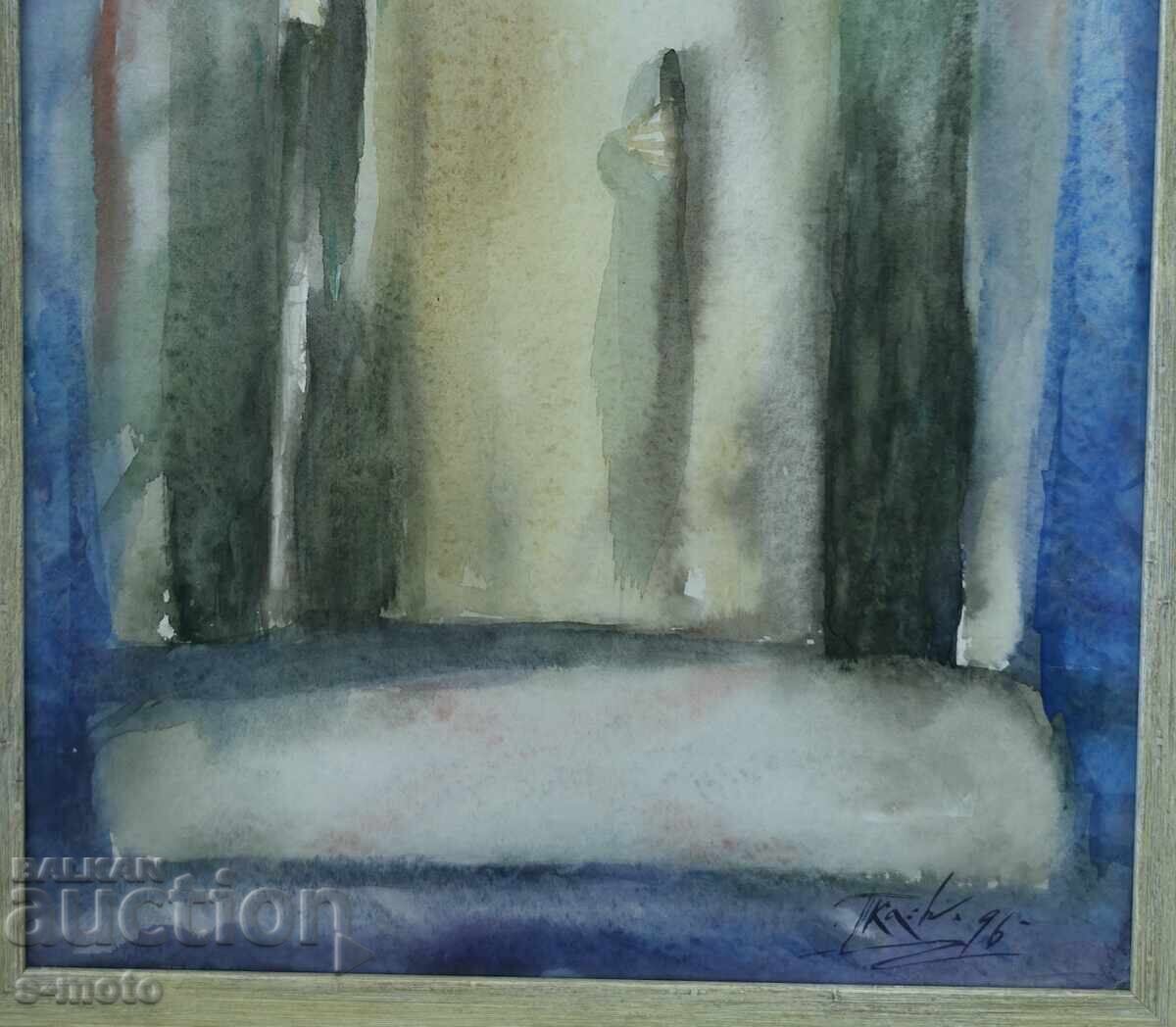 Georgi Tkachov / 1962- / Watercolor figure portrait 1996 with price 350.00 BGN | € 178.95 Georgi Tkachov / 1962- / Watercolor figure portrait 1996 with price 350.00 BGN | € 178.95