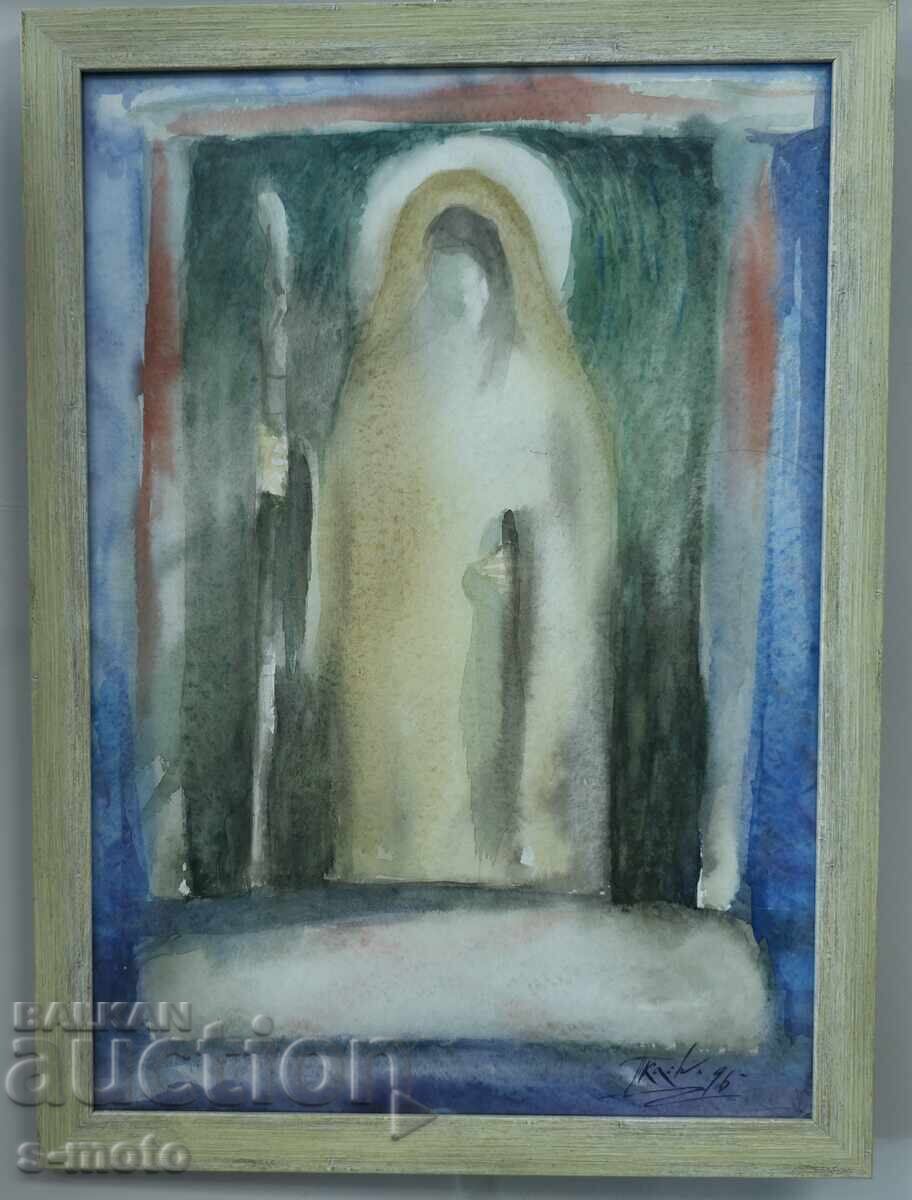 Delivery of Georgi Tkachov / 1962- / Watercolor figure portrait 1996 Delivery of Georgi Tkachov / 1962- / Watercolor figure portrait 1996