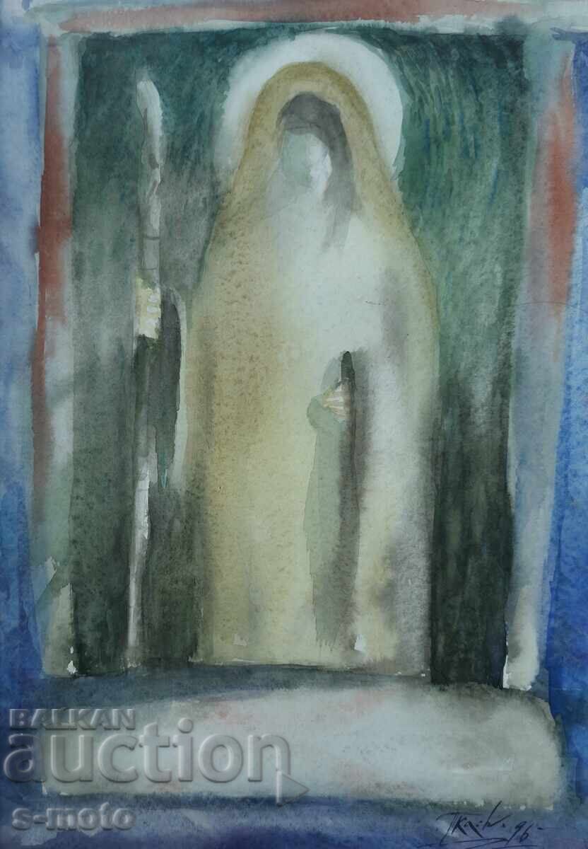 Georgi Tkachov / 1962- / Watercolor figure portrait 1996 - 5 Georgi Tkachov / 1962- / Watercolor figure portrait 1996 - 5