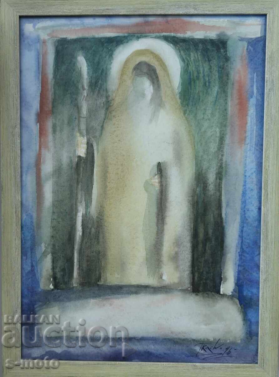 Georgi Tkachov / 1962- / Watercolor figure portrait 1996 Georgi Tkachov / 1962- / Watercolor figure portrait 1996