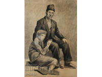 Laskar Vazvazov / 1933 – 2018 / φιγούρες με μολύβι