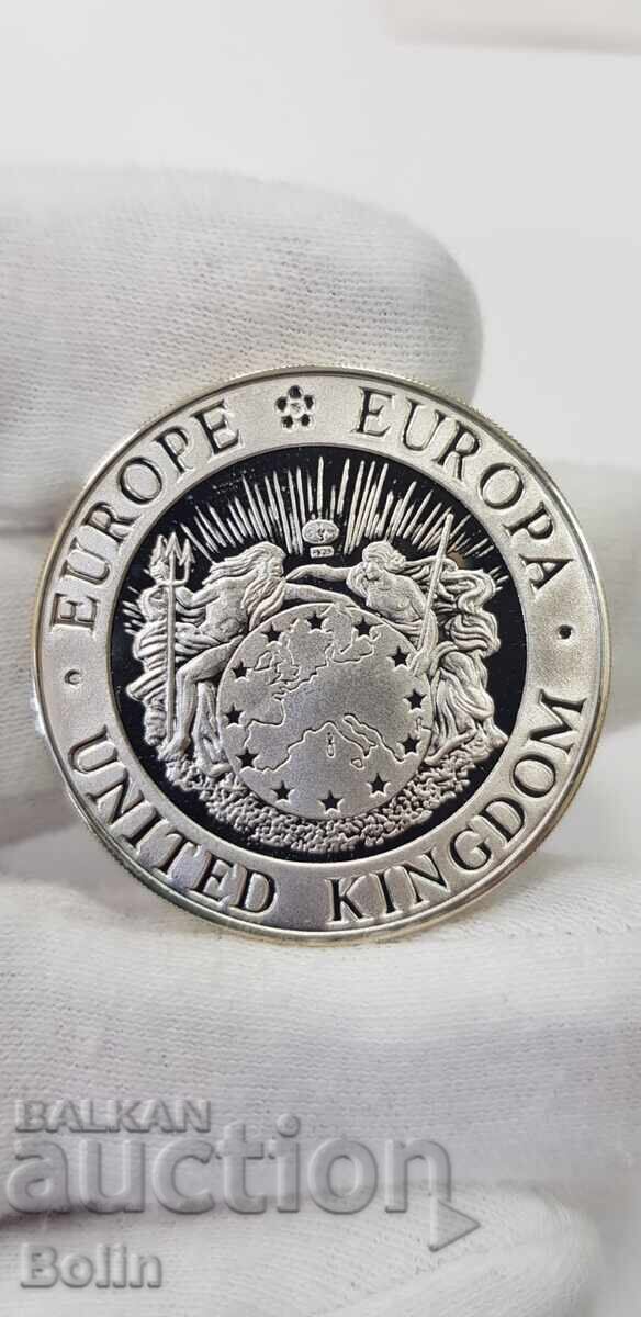 Silver coin ECU, ECU - 1992 England with price 82.00 BGN | € 41.93 Silver coin ECU, ECU - 1992 England with price 82.00 BGN | € 41.93