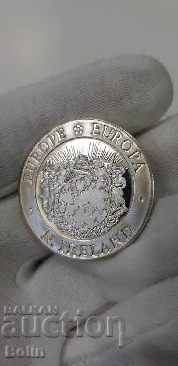 Silver coin ECU, ECU - 1992 England - 5 Silver coin ECU, ECU - 1992 England - 5