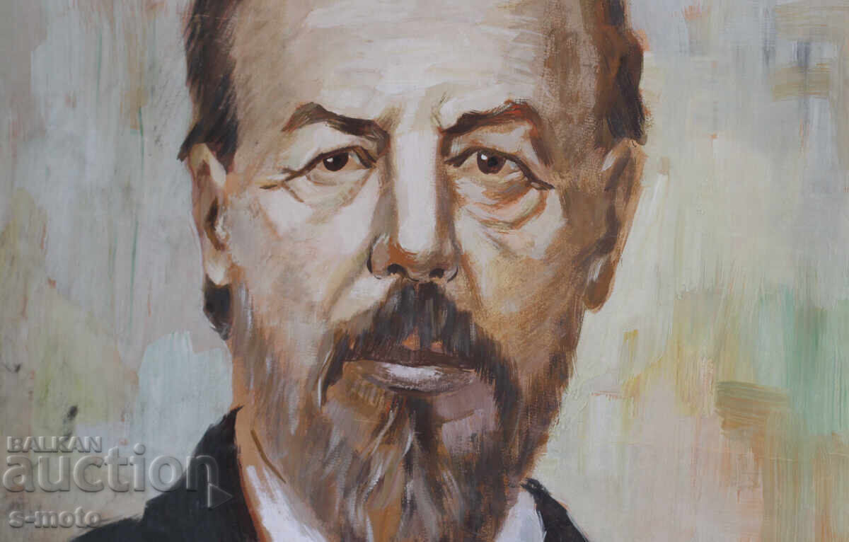 Nikola Angelakov /1937- / Gouache portrait 1964 - 5 Nikola Angelakov /1937- / Gouache portrait 1964 - 5