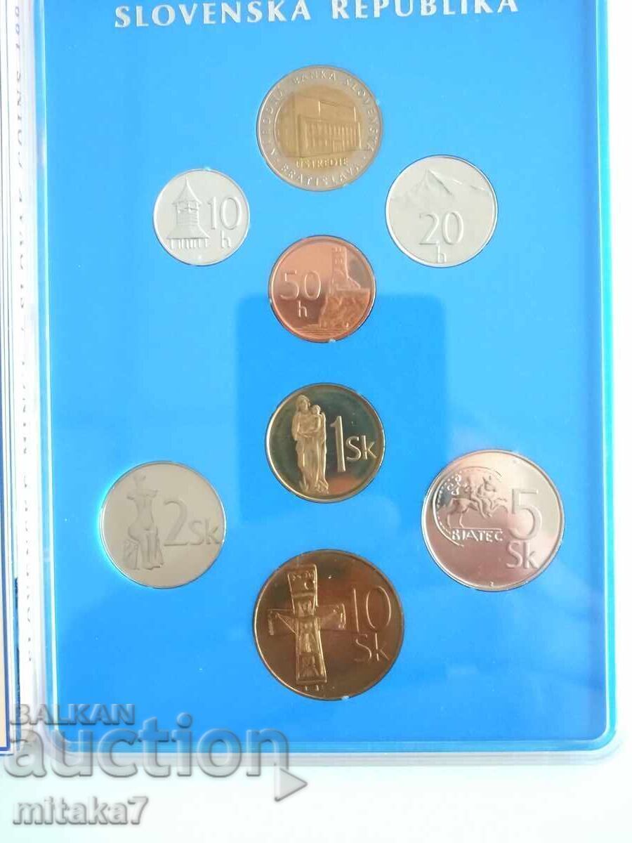 Σετ νομισμάτων Σλοβακία, 1999 με τιμή € 13.00 | 25.43 BGN