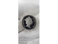 Silver coin 1. Pound 1989 England PROOF