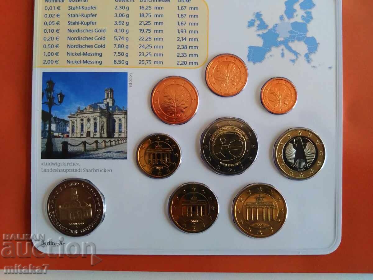 Set of Euro coins Germany, 2009