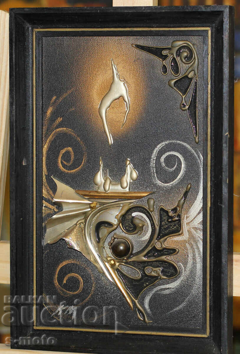 Аукцион Металопластика колаж абстракция 2002 Аукцион Металопластика колаж абстракция 2002