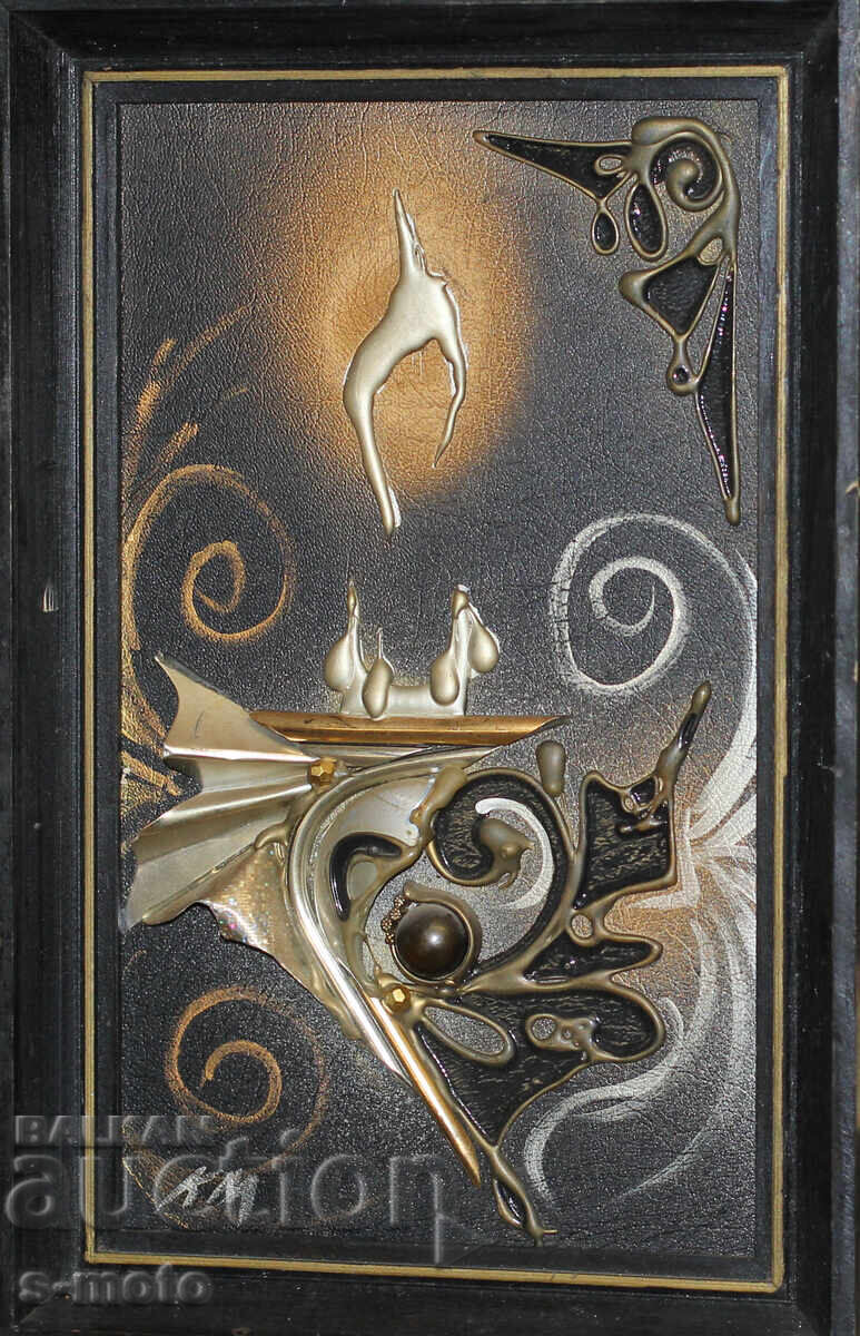 Металопластика колаж абстракция 2002 Металопластика колаж абстракция 2002