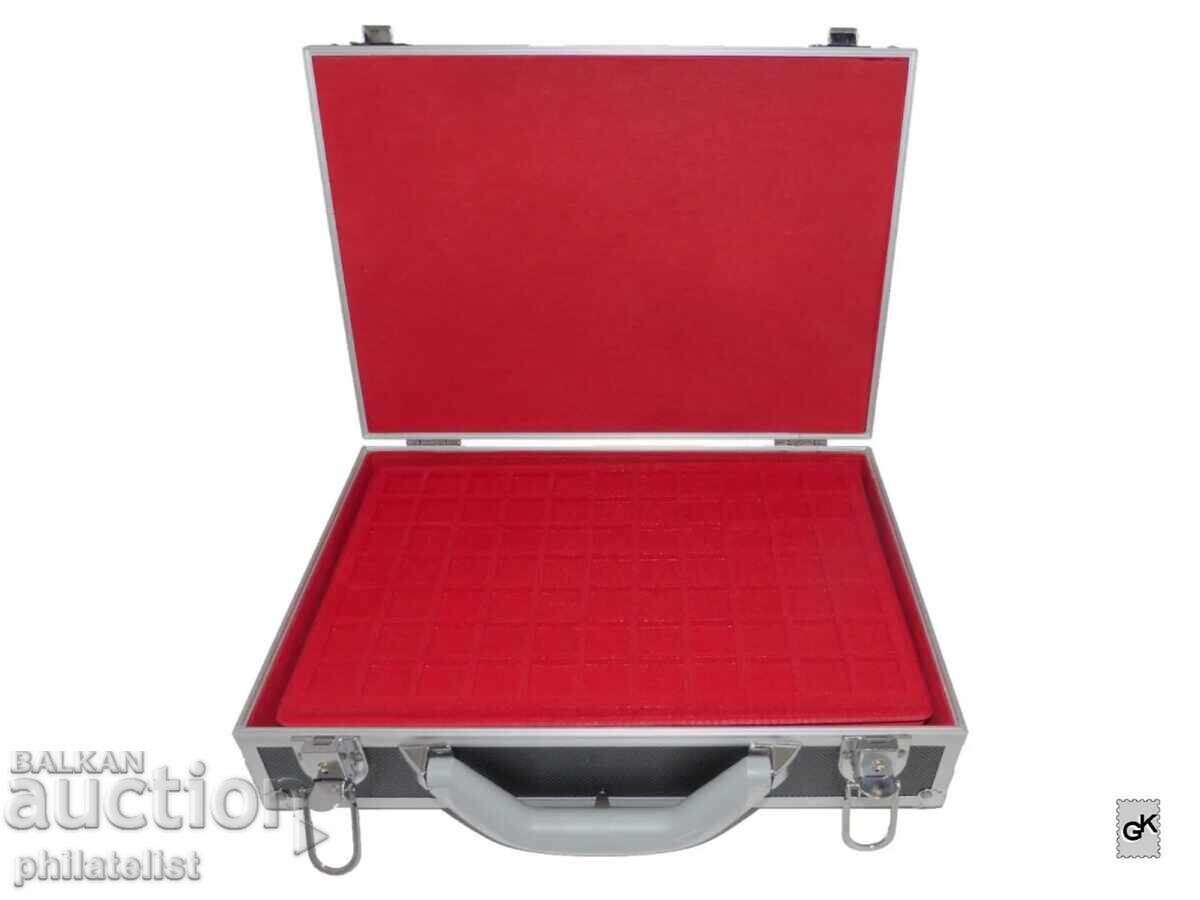 SIGUR – Valistă mare din aluminiu cu 6 tăvi roșii pentru monede cu preț 93.00 BGN | € 47.55 SIGUR – Valistă mare din aluminiu cu 6 tăvi roșii pentru monede cu preț 93.00 BGN | € 47.55