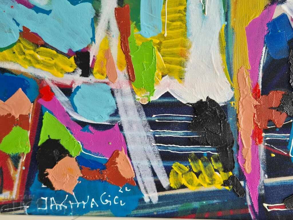 Ivan Yakhnadzhiev City Landscape 2024 oil paints No. 22 - 5 Ivan Yakhnadzhiev City Landscape 2024 oil paints No. 22 - 5