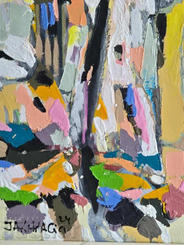 Delivery of Ivan Yakhnadzhiev House and Tree 2024 oil paints No. 23 Delivery of Ivan Yakhnadzhiev House and Tree 2024 oil paints No. 23