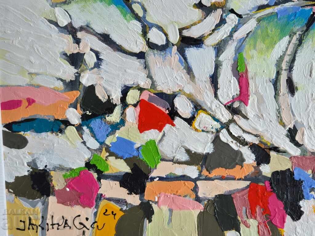 Delivery of Ivan Yakhnadzhiev Fish - Sea Bream 2024 oil paints №25 Delivery of Ivan Yakhnadzhiev Fish - Sea Bream 2024 oil paints №25