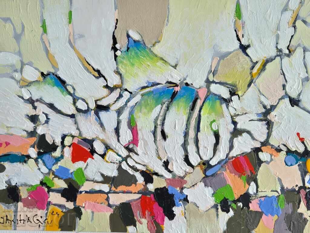 Ivan Yakhnadzhiev Fish - Sea Bream 2024 oil paints №25 - 5 Ivan Yakhnadzhiev Fish - Sea Bream 2024 oil paints №25 - 5