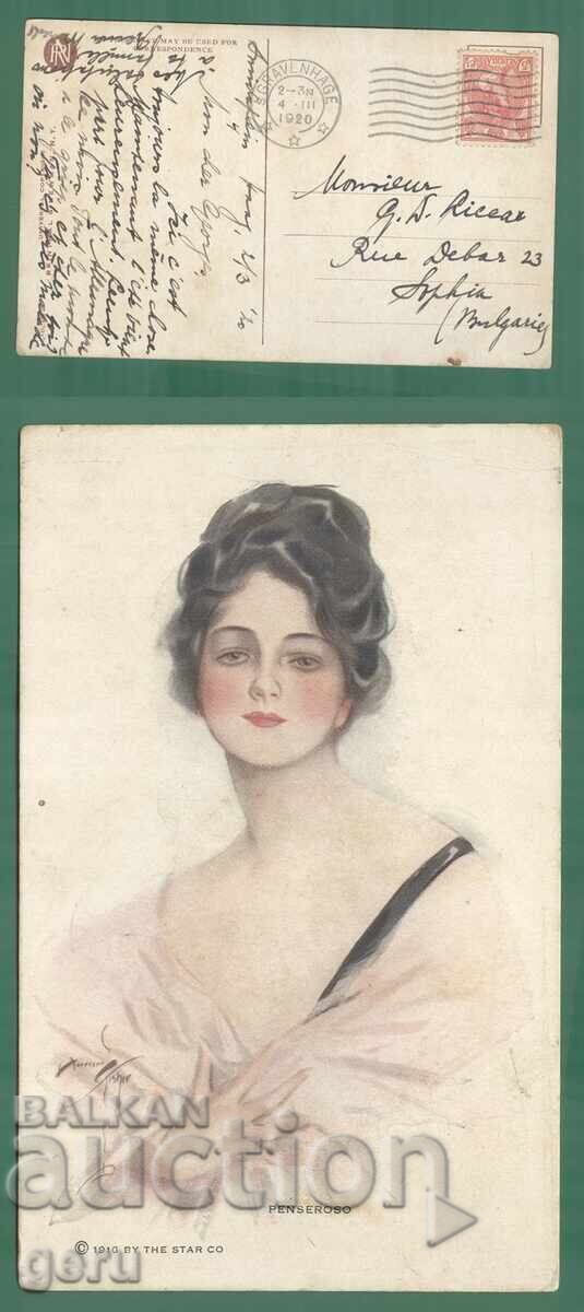 Nederland ȚĂRILE DE JOS 1920 călătorit kl2 Nederland ȚĂRILE DE JOS 1920 călătorit kl2