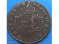 1 Kreuzer 1793 Austria N - Günzburg 7.46g copper rare