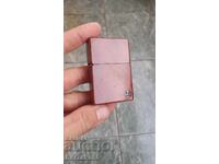 Old Zippo lighter with wooden case