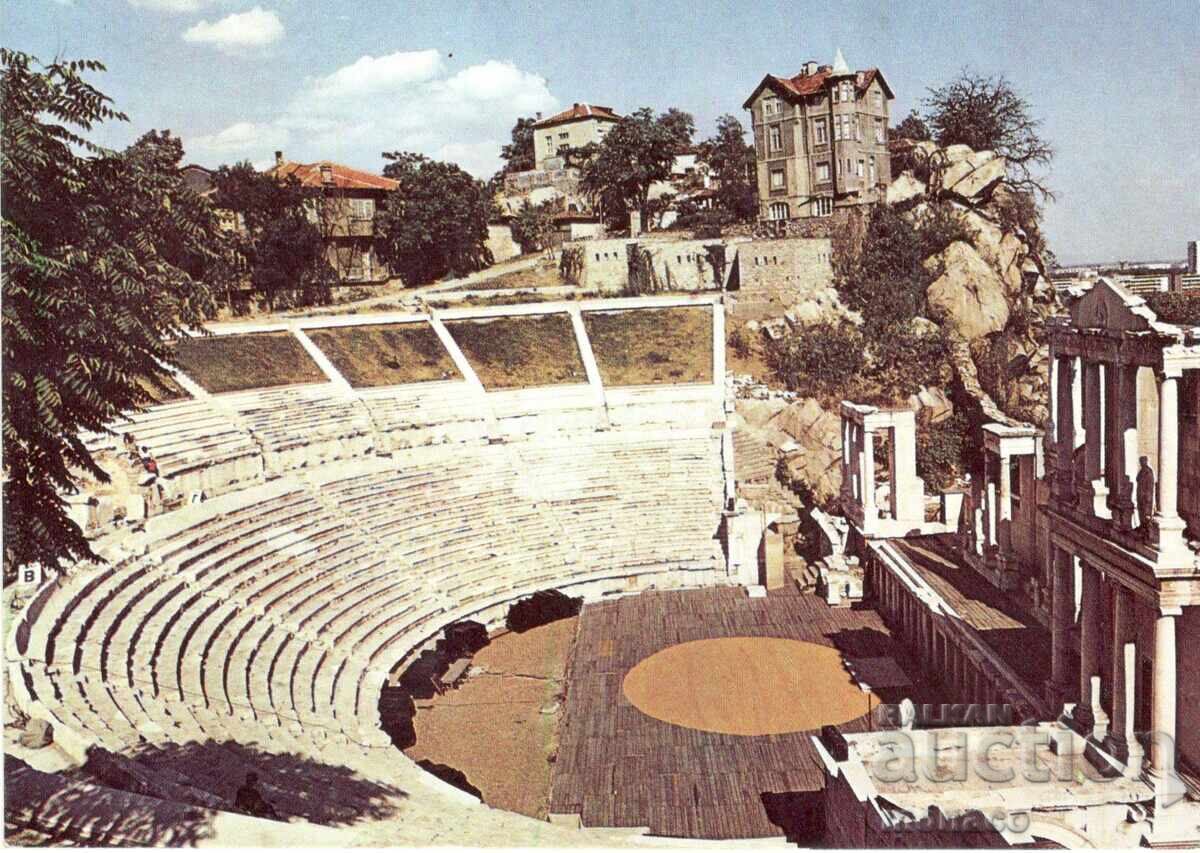 Carte poștală veche - Plovdiv, Amfiteatrul Carte poștală veche - Plovdiv, Amfiteatrul