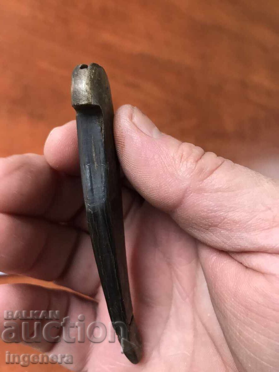 Auction FOLDING KNIFE, VERY OLD, HORN-BLADE, LEG Auction FOLDING KNIFE, VERY OLD, HORN-BLADE, LEG