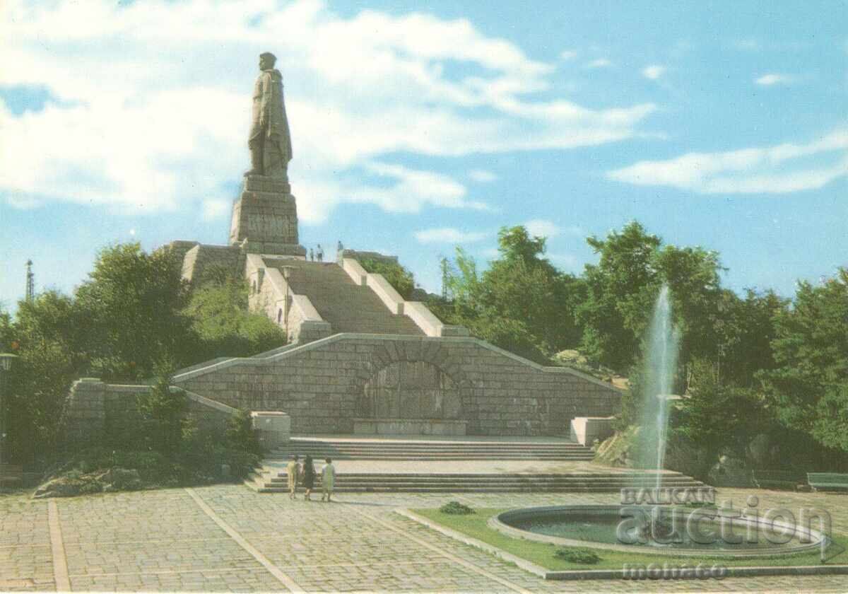 Old postcard - Plovdiv, "Alyosha" Monument Old postcard - Plovdiv, "Alyosha" Monument