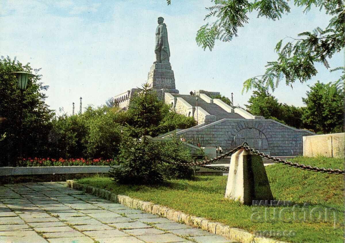 Old postcard - Plovdiv, "Alyosha" Monument