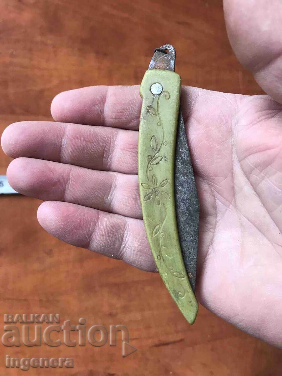 FOLDING KNIFE ANTIQUE BLADE-USSR - 5 FOLDING KNIFE ANTIQUE BLADE-USSR - 5
