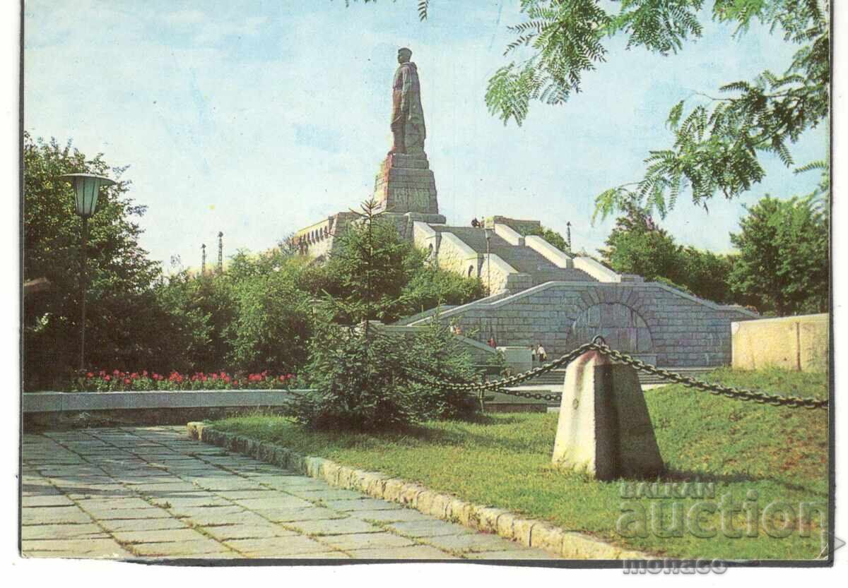 Old postcard - Plovdiv, "Alyosha" Monument Old postcard - Plovdiv, "Alyosha" Monument