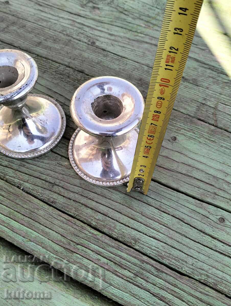 Delivery of Silver plated candlesticks Delivery of Silver plated candlesticks