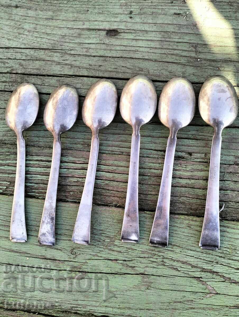 Set of deep silver-plated coffee spoons WMF with price 89.99 BGN | € 46.01