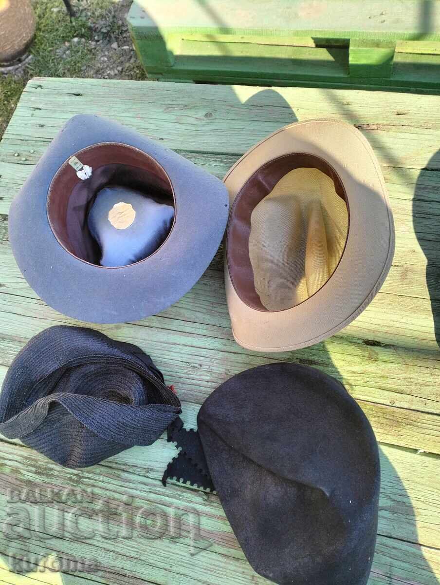 Auction Old hats 6 pieces Auction Old hats 6 pieces