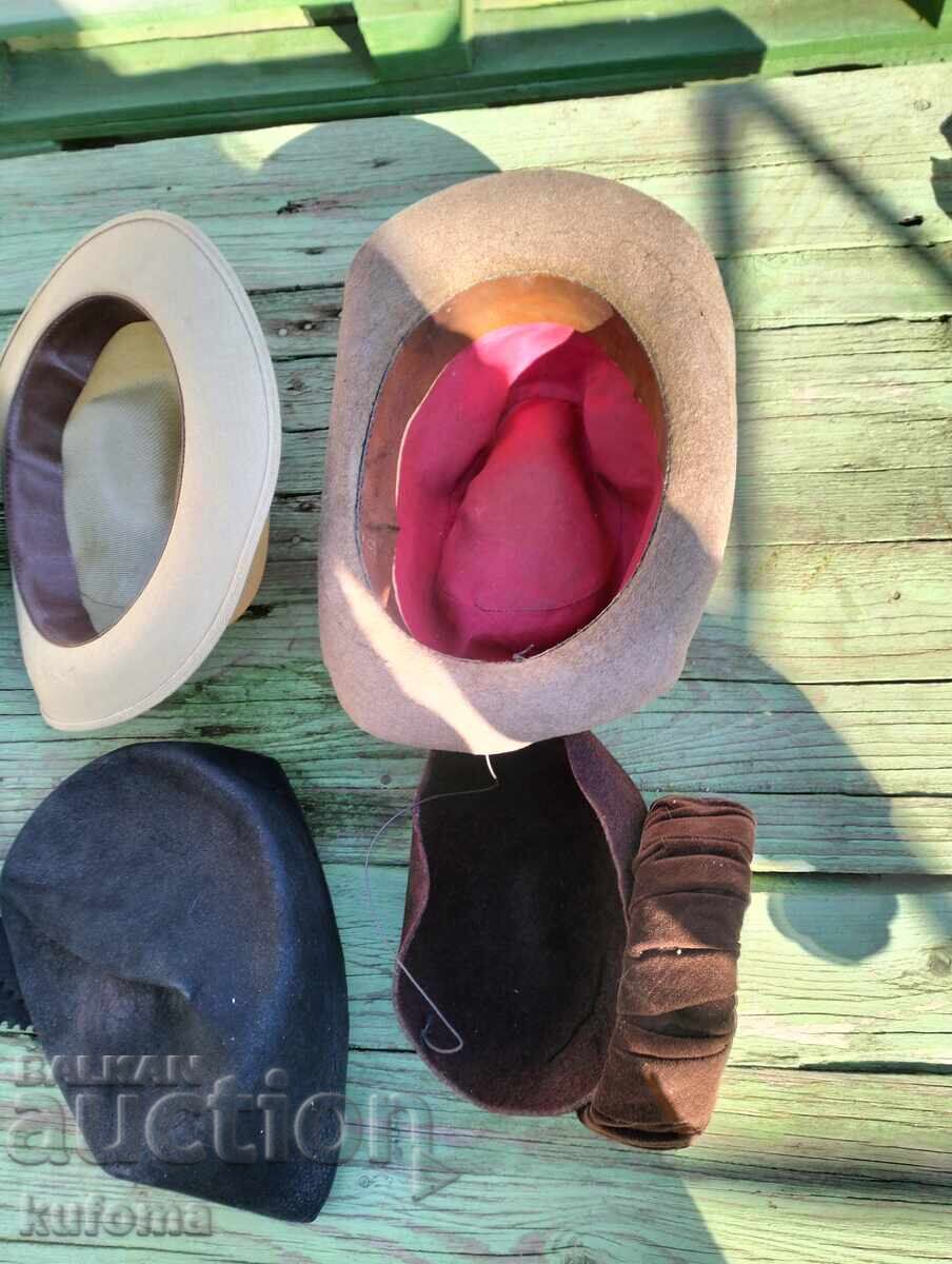 Delivery of Old hats 6 pieces Delivery of Old hats 6 pieces