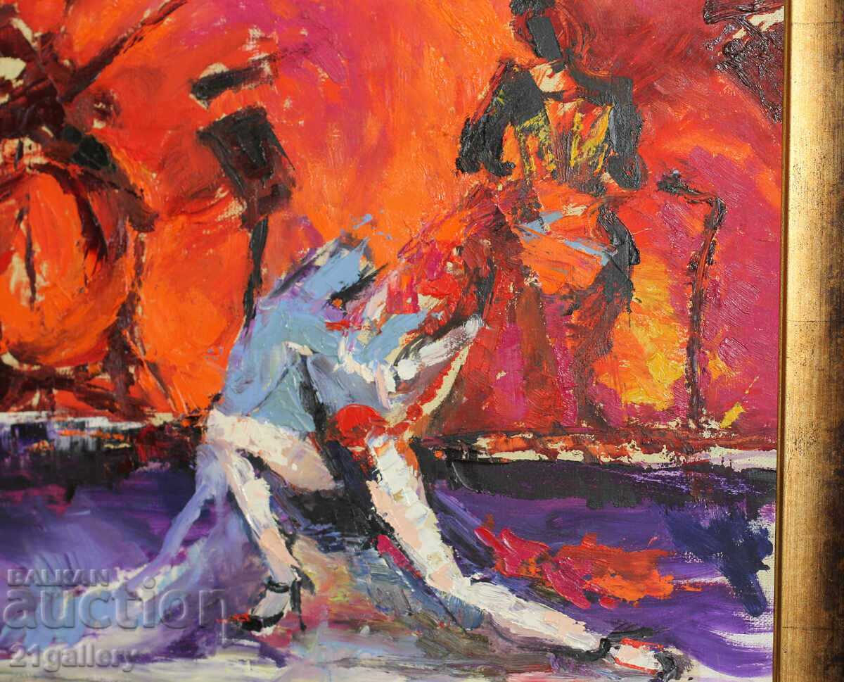 Εικαστική σύνθεση, χορός, λαδομπογιές - 5 Εικαστική σύνθεση, χορός, λαδομπογιές - 5