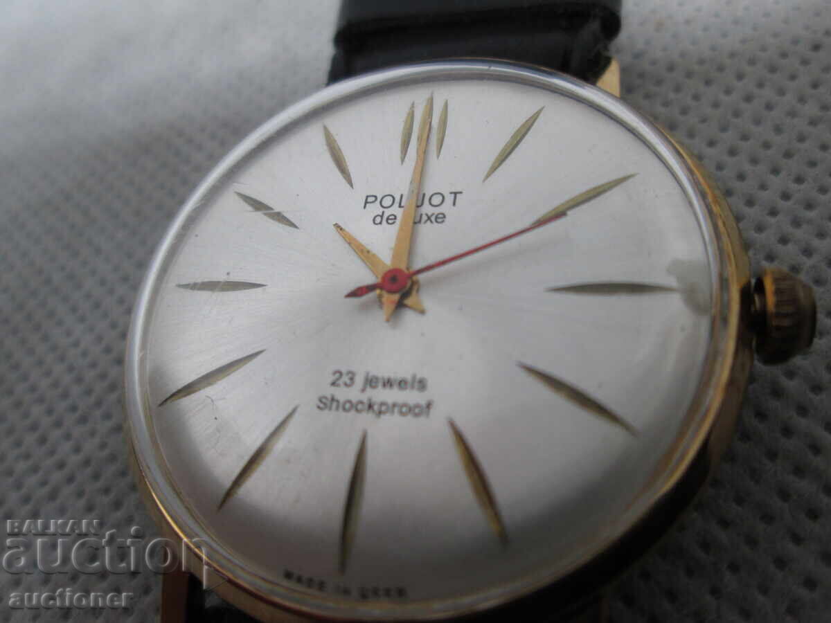 MEN'S HANDWATCH POLJOT DE LUX-23STONE with price 100.00 BGN | € 51.13 MEN'S HANDWATCH POLJOT DE LUX-23STONE with price 100.00 BGN | € 51.13