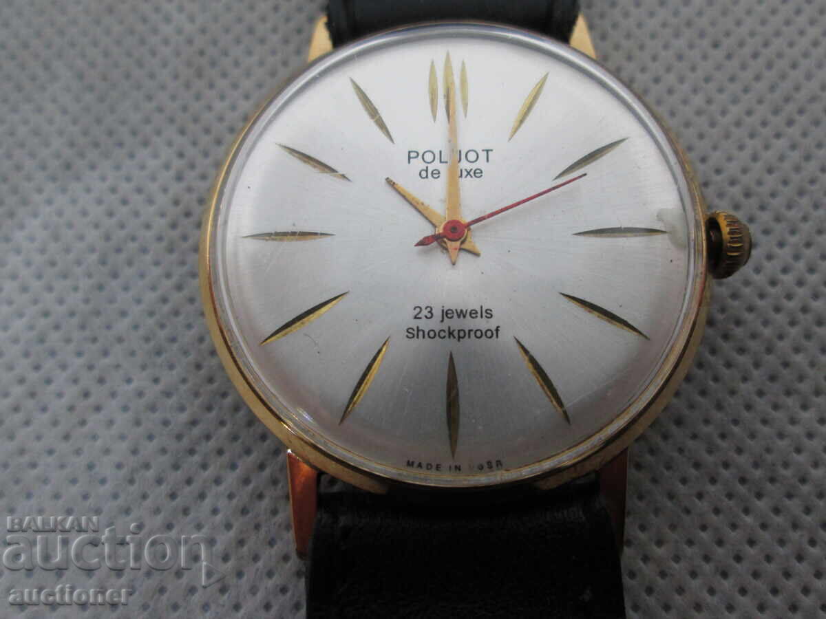 MEN'S HANDWATCH POLJOT DE LUX-23STONE MEN'S HANDWATCH POLJOT DE LUX-23STONE