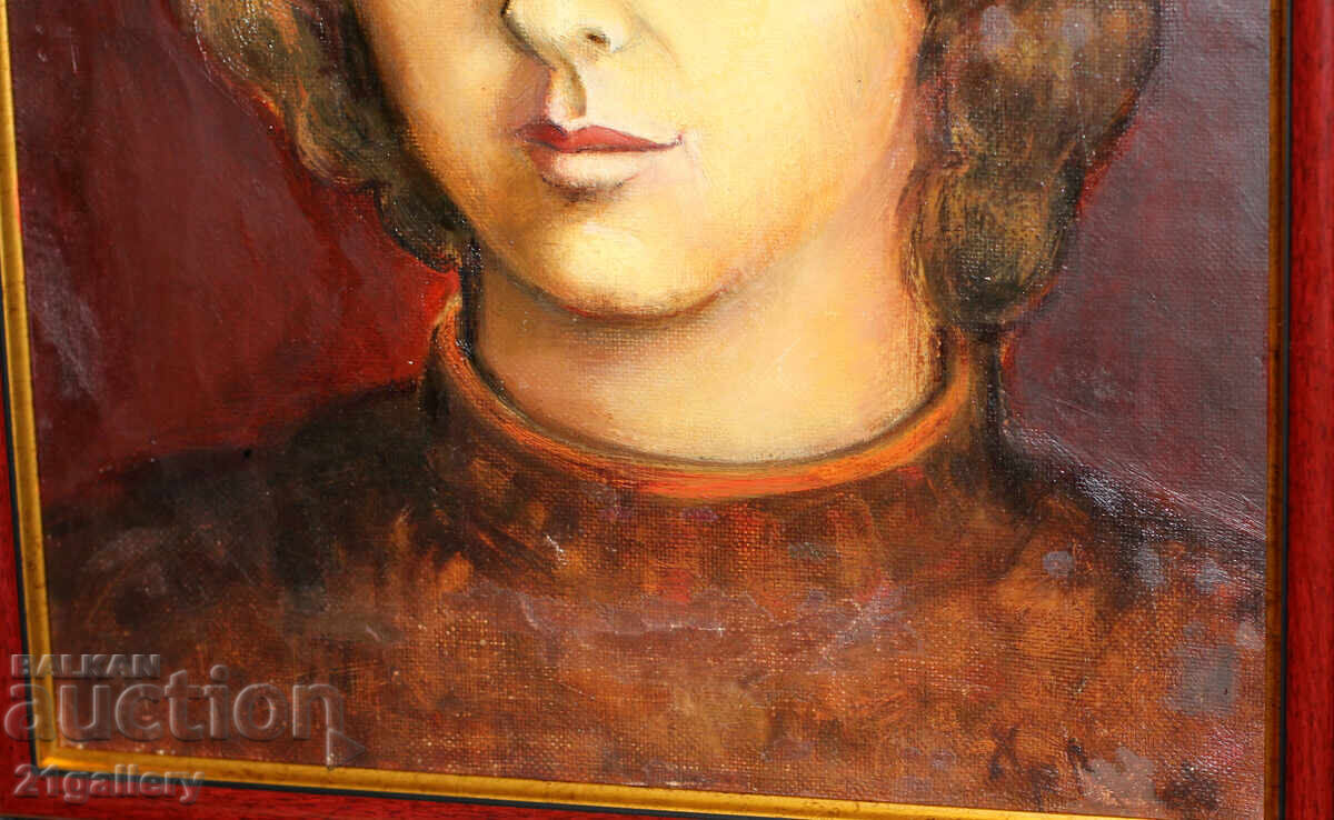 Hristo Vachev (1950 -) Portret, picturi în ulei - 6