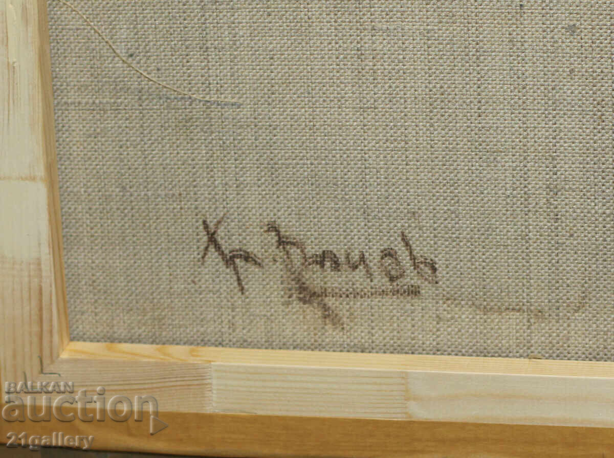 Hristo Vachev (1950 -) Portrait, oil paints - 7