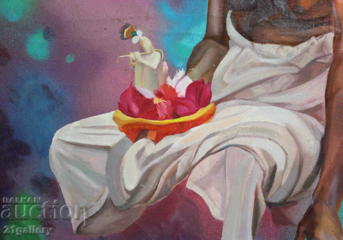 Male portrait, oil paints - 6