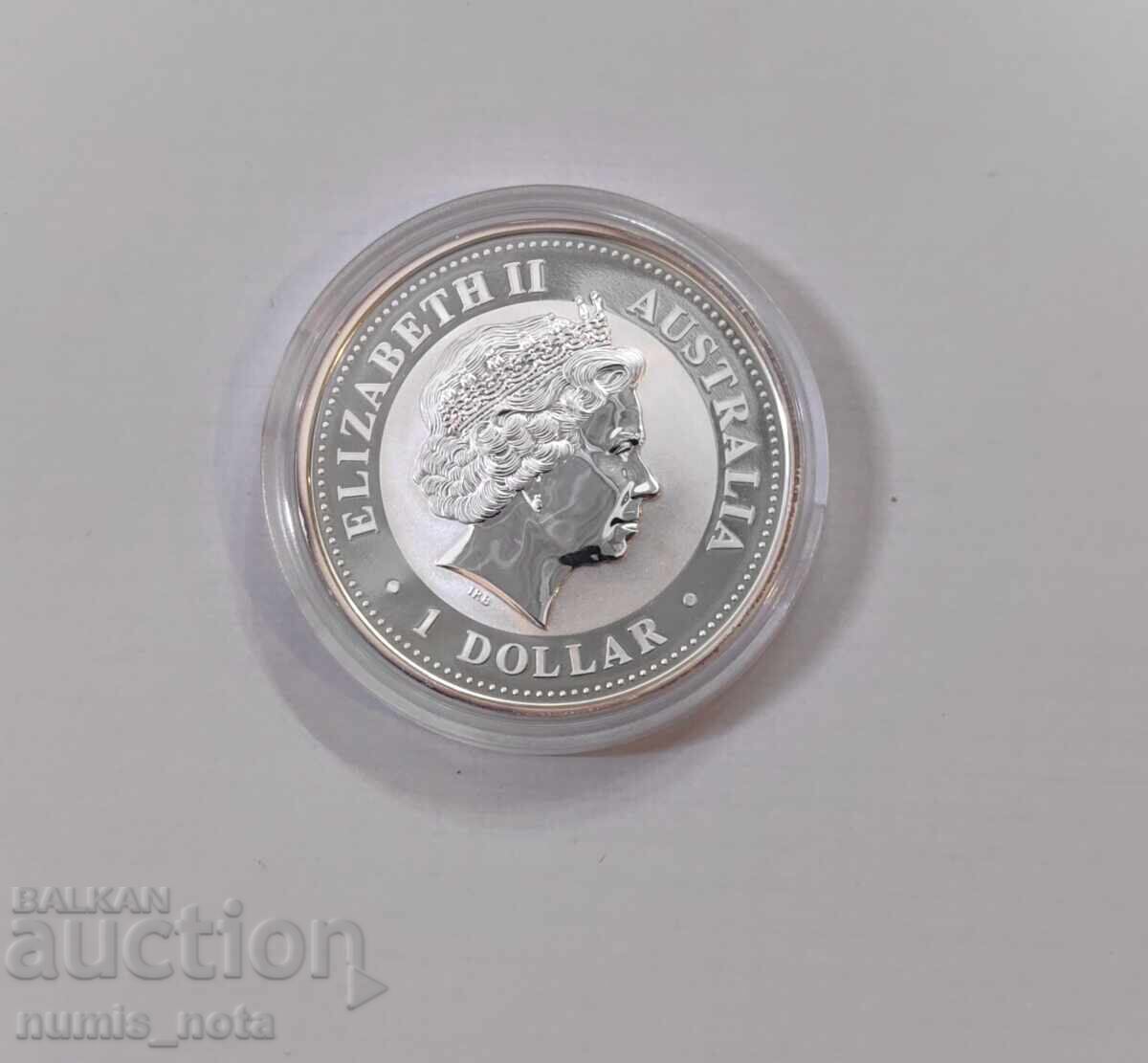 Лунар 1 oz. сребро Година на Кучето 2006 г. UNC с цена 220.00 лв. | € 112.48 Лунар 1 oz. сребро Година на Кучето 2006 г. UNC с цена 220.00 лв. | € 112.48