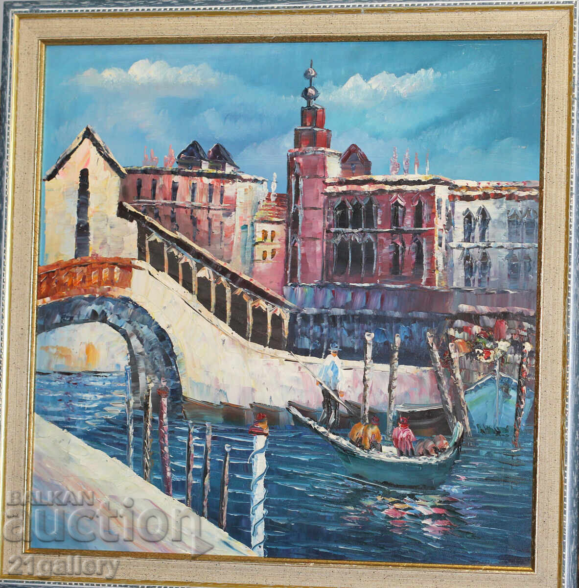 Τοπίο από τη Βενετία, ελαιογραφίες με τιμή 500.00 BGN | € 255.65 Τοπίο από τη Βενετία, ελαιογραφίες με τιμή 500.00 BGN | € 255.65