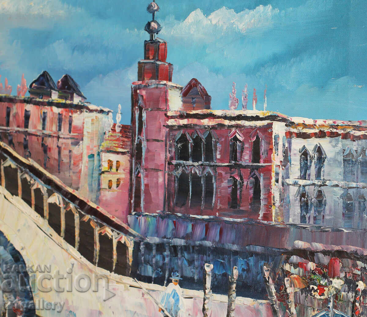 Παράδοση Τοπίο από τη Βενετία, ελαιογραφίες Παράδοση Τοπίο από τη Βενετία, ελαιογραφίες