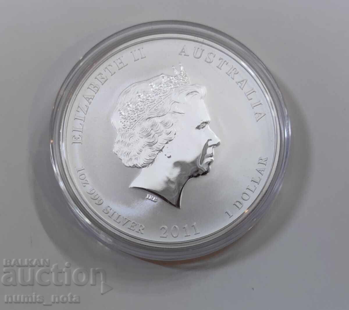 Lunar 1 oz. silver Year of the Rabbit 2011 with price 155.00 BGN | € 79.25 Lunar 1 oz. silver Year of the Rabbit 2011 with price 155.00 BGN | € 79.25