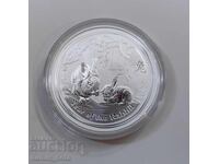 Lunar 1 oz. silver Year of the Rabbit 2011