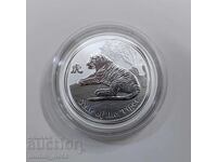 Lunar 1/2 oz. Anul de argint al tigrului 2010