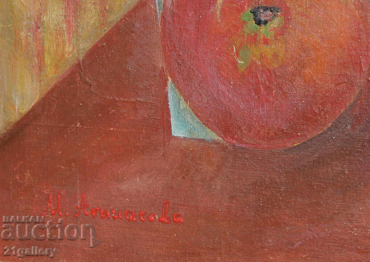 Mara Atanasova (1921 - 2006) Νεκρή φύση, λαδομπογιές - 5