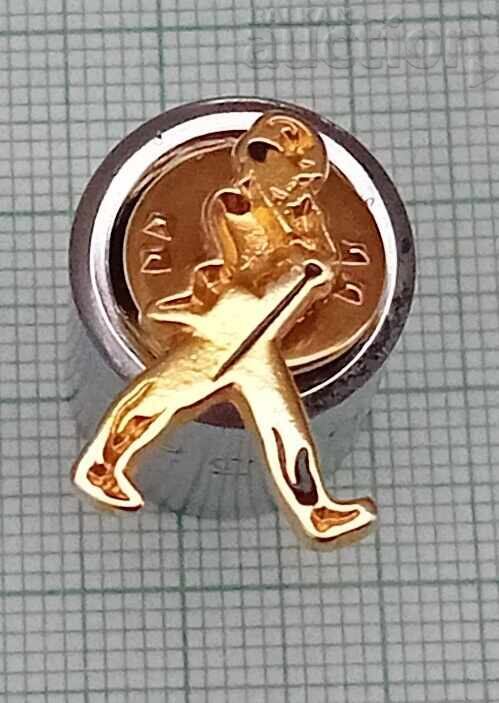 JOHNNIE WALKER WHISKEY BADGE with price 10.00 BGN | € 5.11 JOHNNIE WALKER WHISKEY BADGE with price 10.00 BGN | € 5.11