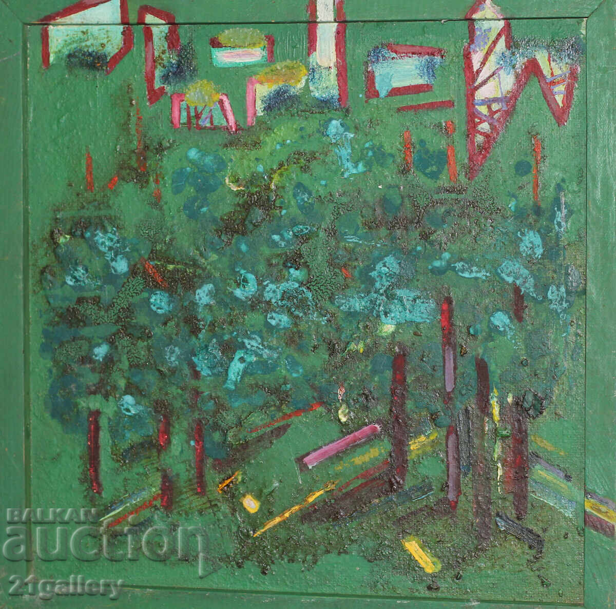 Abstract composition, oil paints with price 250.00 BGN | € 127.82 Abstract composition, oil paints with price 250.00 BGN | € 127.82