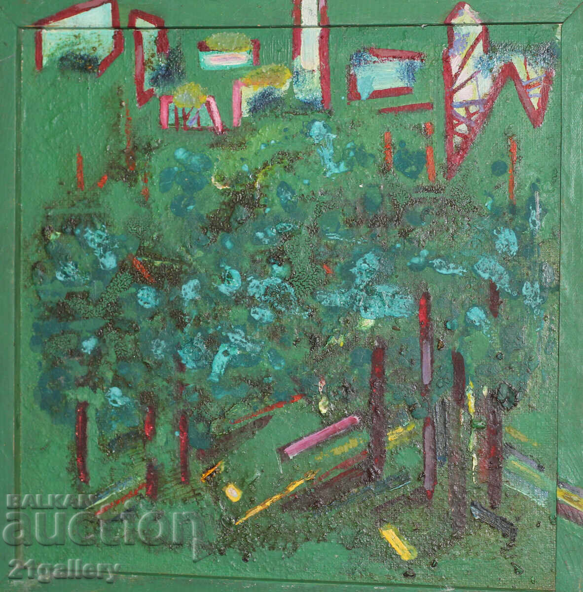 Delivery of Abstract composition, oil paints Delivery of Abstract composition, oil paints